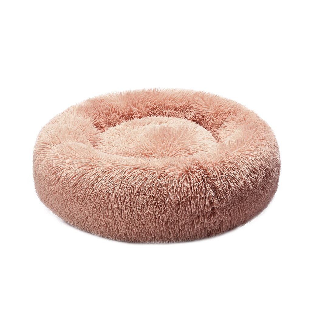 Pawz Plush Dog Calming Bed - Thick, Round, Washable, and Comfortable for Large Breeds