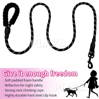 Heavy-Duty Nylon Dog Training Leash - Strong Recall Lead for Pets
