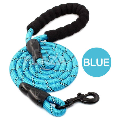 Heavy-Duty Nylon Dog Training Leash - Strong Recall Lead for Pets