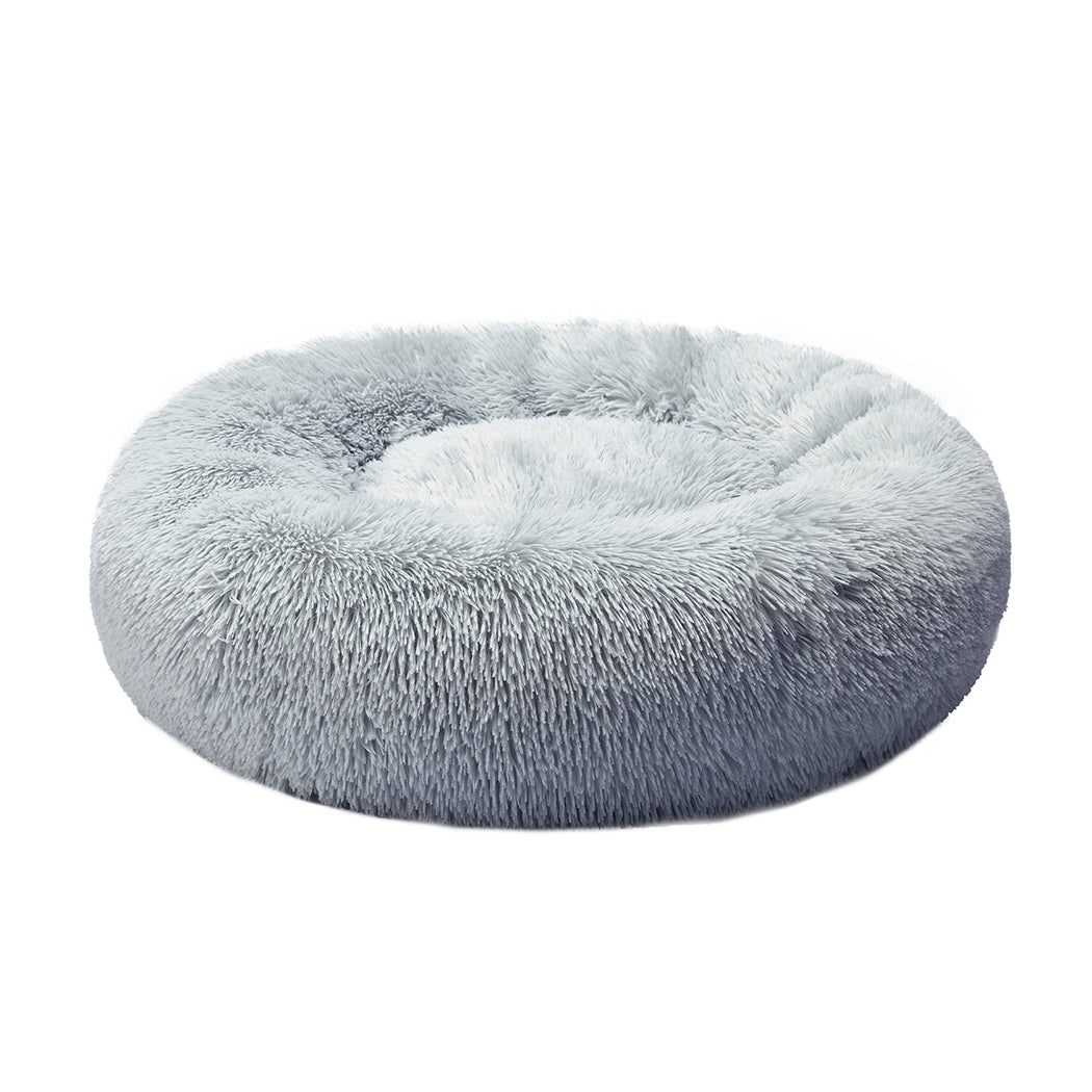 Pawz Plush Dog Calming Bed - Thick, Round, Washable, and Comfortable for Large Breeds