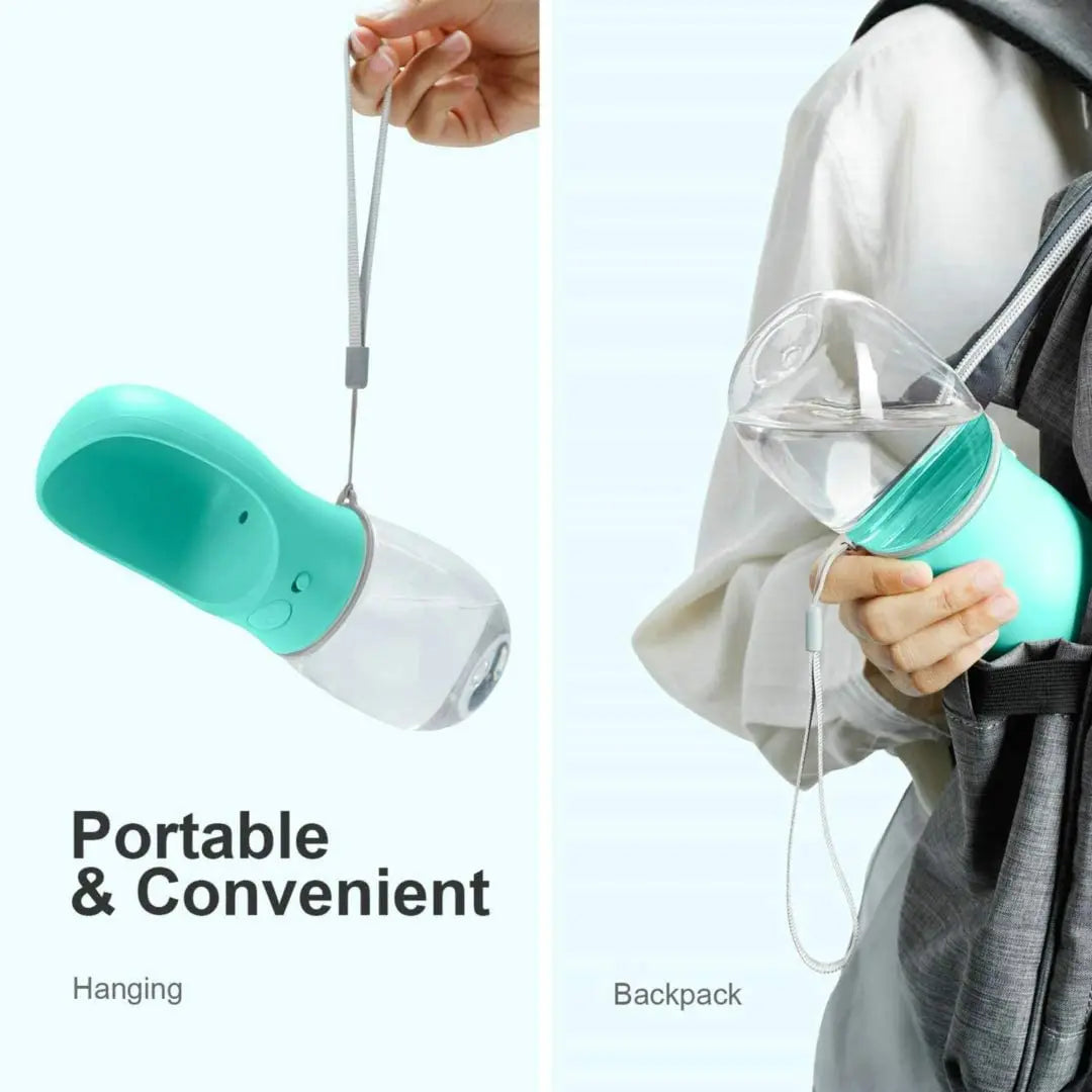 Portable Pet Water Bottle for Dogs and Cats - Ideal for Outdoor Activities