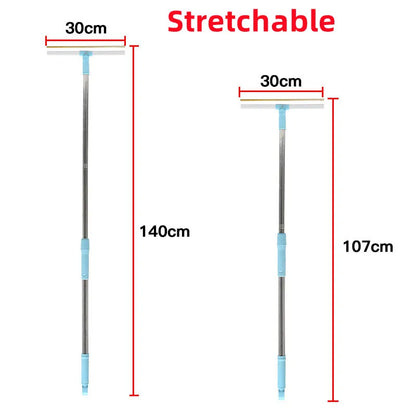 Professional Carpet Rake and Pet Hair Removal Tool with Telescopic Handle and 180° Rotation for Effective Dog and Cat Hair Removal