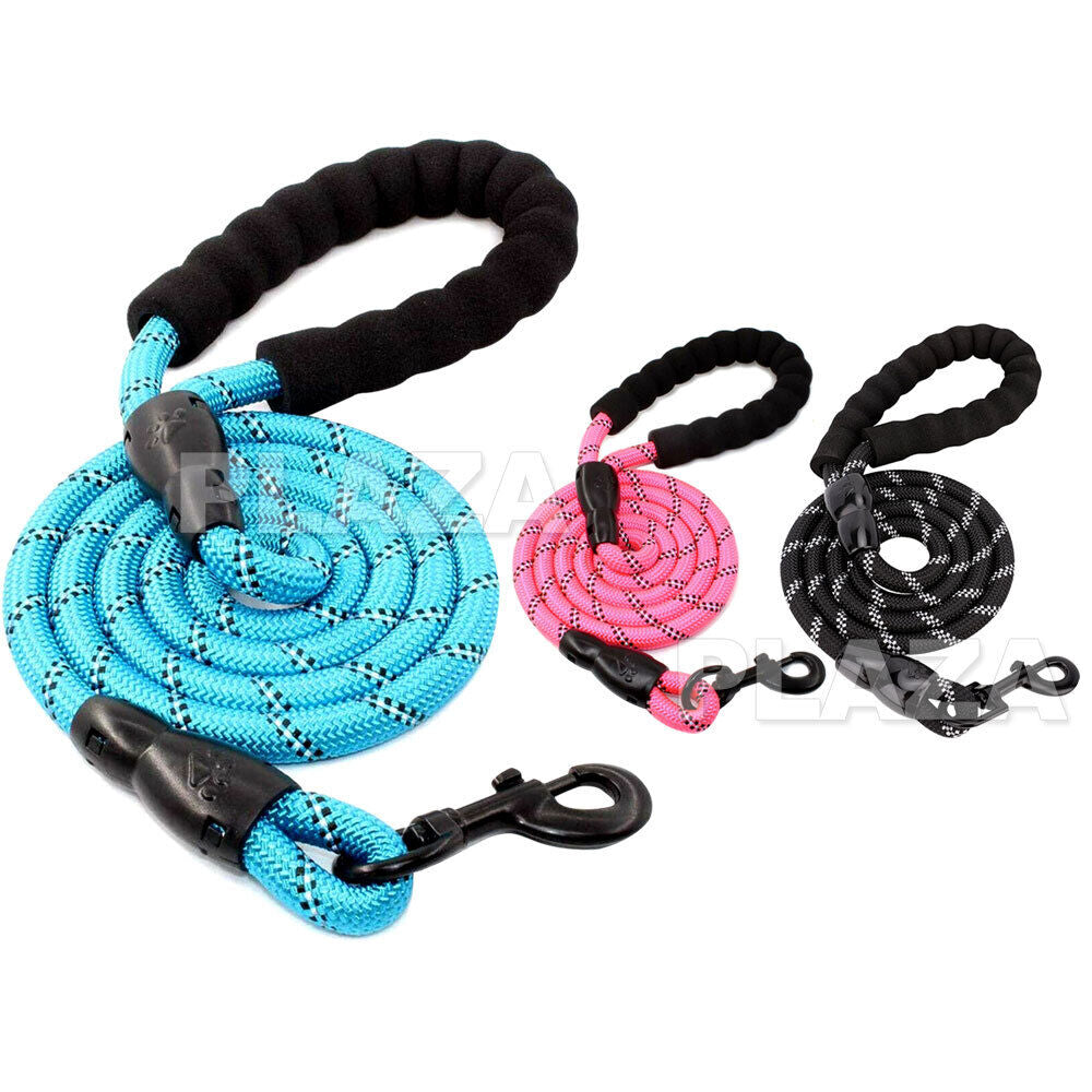 Heavy-Duty Nylon Dog Training Leash - Strong Recall Lead for Pets
