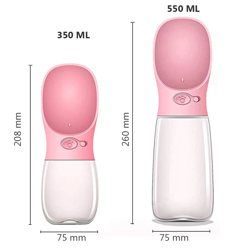 Portable Pet Water Bottle for Dogs and Cats - Ideal for Outdoor Activities