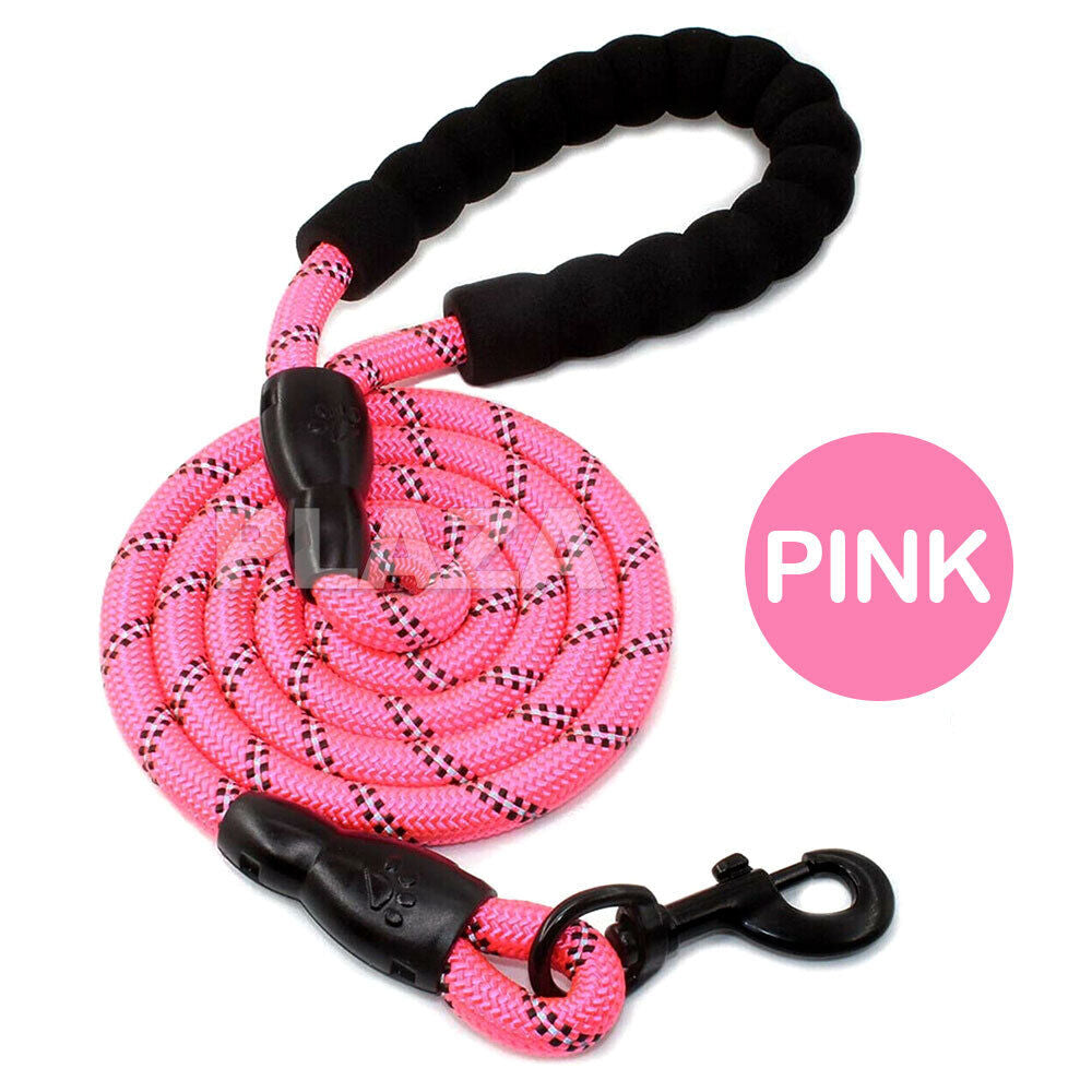 Heavy-Duty Nylon Dog Training Leash - Strong Recall Lead for Pets