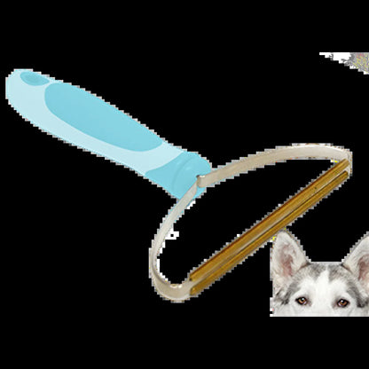 Professional Carpet Rake and Pet Hair Removal Tool with Telescopic Handle and 180° Rotation for Effective Dog and Cat Hair Removal