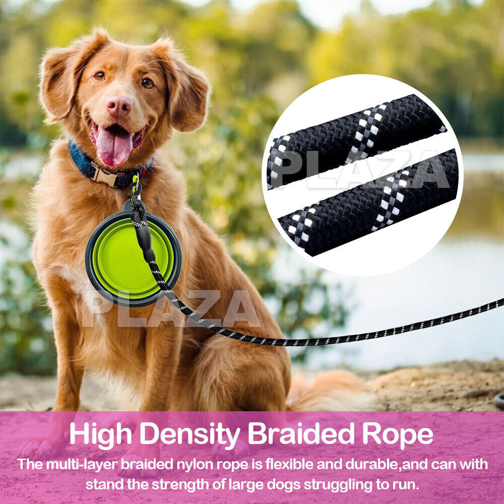 Heavy-Duty Nylon Dog Training Leash - Strong Recall Lead for Pets