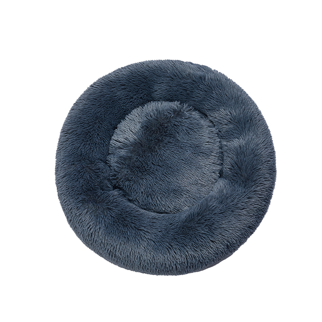 Pawz Plush Dog Calming Bed - Thick, Round, Washable, and Comfortable for Large Breeds
