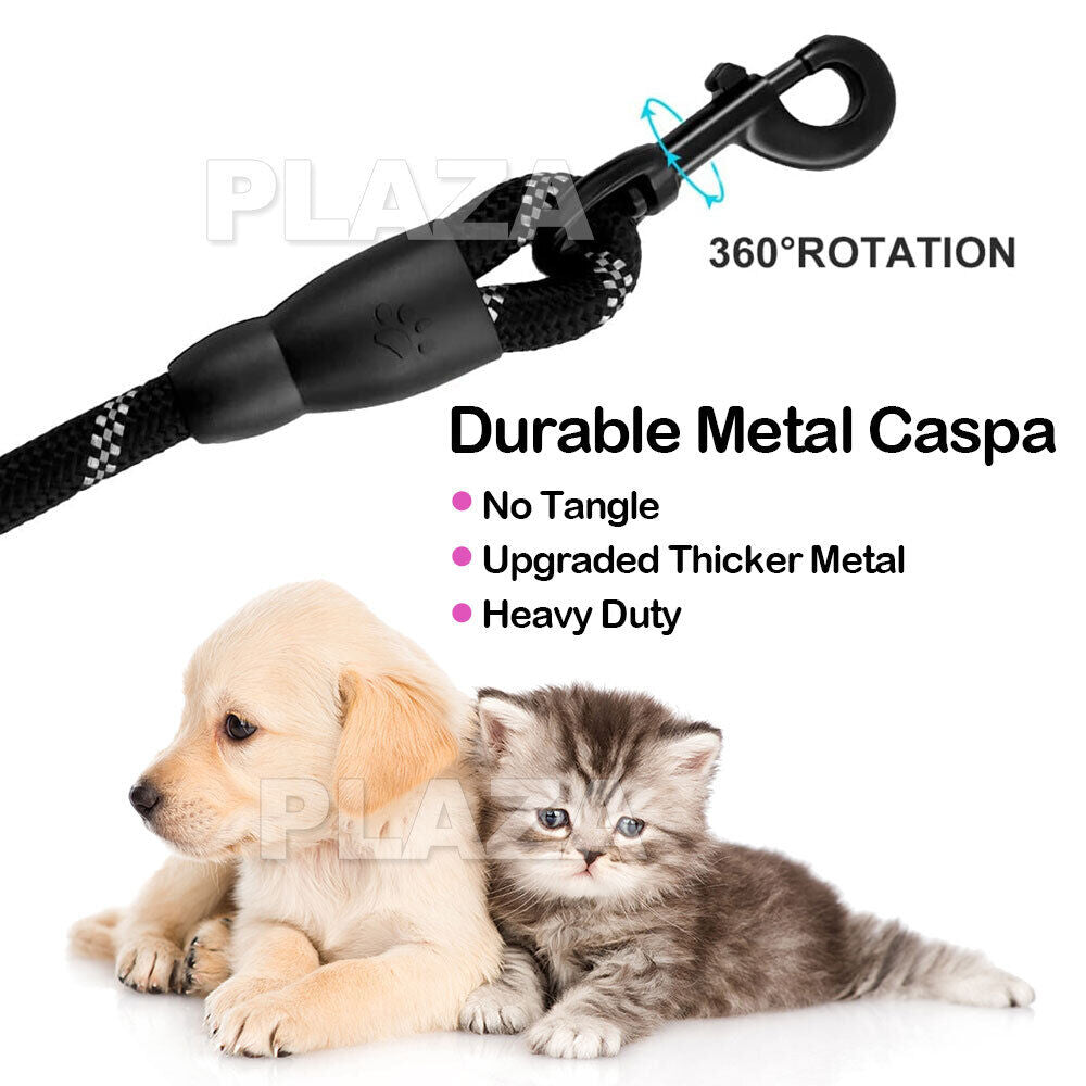 Heavy-Duty Nylon Dog Training Leash - Strong Recall Lead for Pets