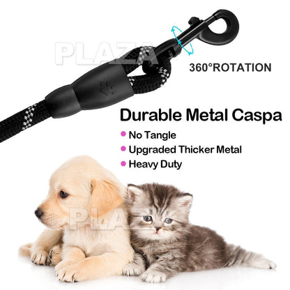Heavy-Duty Nylon Dog Training Leash - Strong Recall Lead for Pets